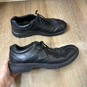 Ecco Light Neoflexor Shock Point Leather Black Comfort Shoes 44